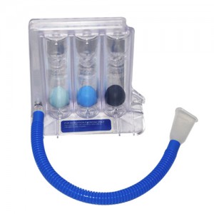 [HUD-8884717301] Inspirómetro incentivo desechable TRI-FLO II para ejercicio respiratorio c/12 unidades