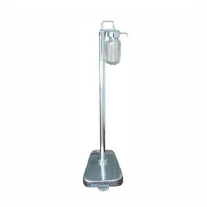 [BAM-225] Jabonera sencilla de pedestal en acero inoxidable