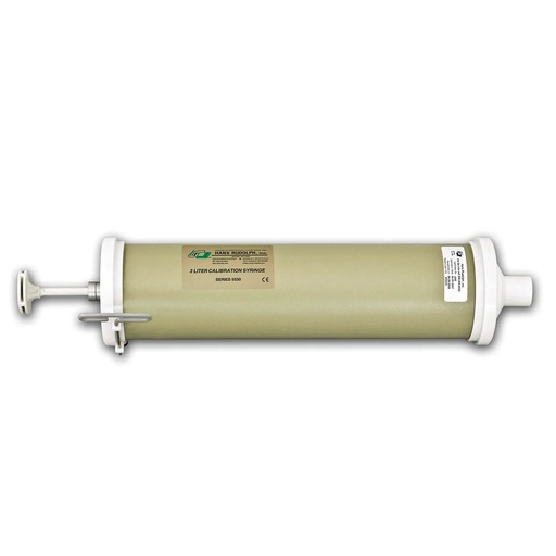 [HSR-5530] Jeringa de calibración de 3 lt para espirometro Serie 5530 minima graduacion 100 ml para Sibelmed, NDD, Carefusion entre otros