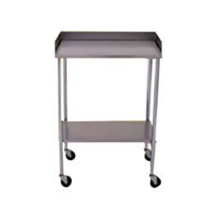 [HEL-HM208-1] Mesa Pasteur con pestaña de acero inoxidable 90x50x90 cm 