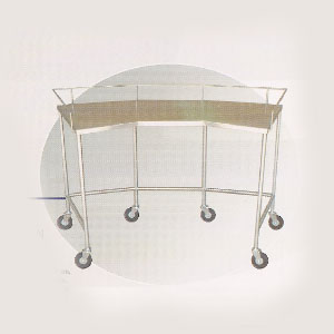 [BAM-171] Mesa riñon de acero inoxidable 147x65x100 cm