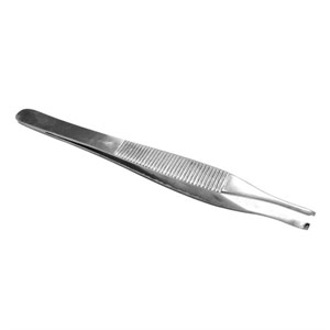 [HER-4-8] Pinza Adson sin dientes 12 cm. económica