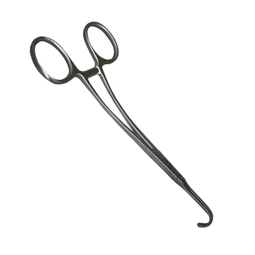 [HER-5-252-5] Pinza Vascular Castañeda 15 Cm. Anastomosis Curva Full (23-812) Premium