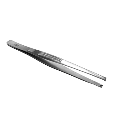 [HER-4-77-4] Pinza de diseccion con dientes 12.5 cm 2 x 3 Premium