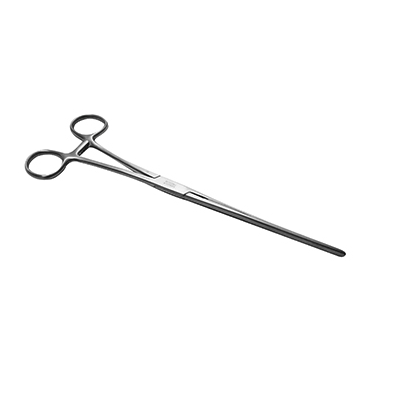 [HER-5-83-5] Pinza intestinal KOCHER recta 23 cms Premium acero aleman