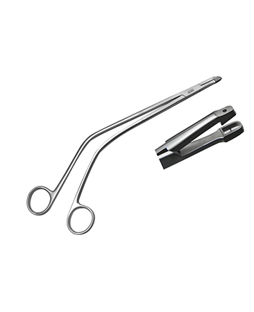 [HER-5-57-5] Pinza para Biopsia de Shubert Curva 27 Cm. Premium, Forja Alemana