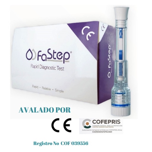 [AST-FASTEP-SALIVA] Prueba rapida en saliva para antigeno COVID 19 caja con 20 pruebas