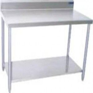 [HEL-HM403E] Mesa lisa de 120 cm fabricado en acero inox medidas 120x70x90 cm