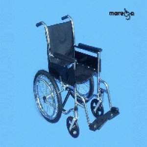 [MAR-MS-2213] Silla de ruedas infantil, pedal fijo con extensión