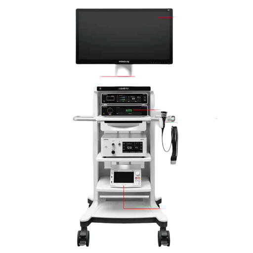 [MIN-TUX5-55] Torre para laparoscopia Mod. UX5 4K/NIR con pantalla de 55"