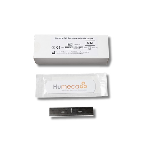 [HMC-5.D42BL10] Cuchilla para dermatomo mod. D42 caja 10 pzas