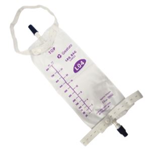 [MES-GCU230103] Bolsa recolectora de orina para pierna cinturón integrado 600ml 20 piezas