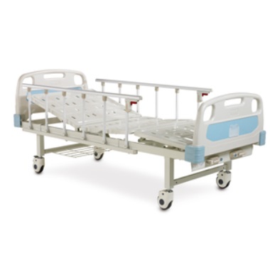 [DCO-232P-C] Cama hospitalaria manual con 2 funciones con ruedas