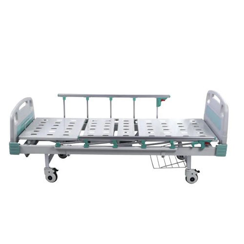 [NBH-LS-MA184] Cama hospitalaria manual de acero y 2 manivelas 