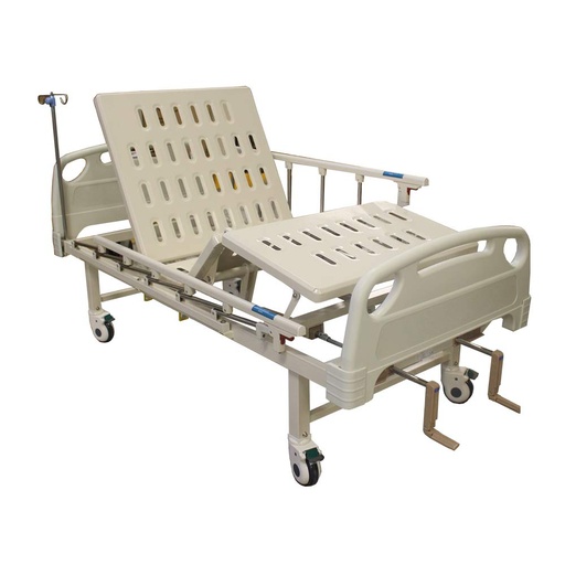 [SPE-SPC2002K] Cama para hospital manual de lujo de 2 manivelas Mod. K