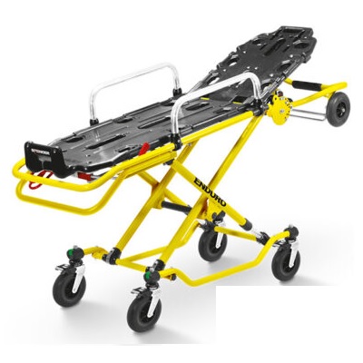 [SPN-EN10055-A] Camilla para ambulancia altura variable, estructura X-Frame Mod. Enduro con ancla para ambulancia