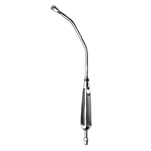 [KUA-02-0104SS] Canula de Yankauer 29 cms acero inoxidable