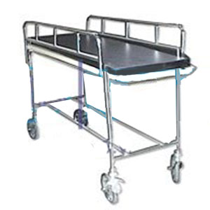 [HEL-HM65] Carro camilla para adultos para recuperacion y taslado  190x60x85cm en acero inoxidable