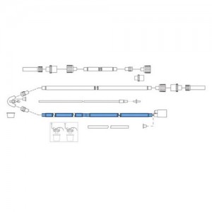 [HUD-780-10] Circuito convencional neonatal con salida proximal de temperatura y trampa de agua caja con 20 piezas