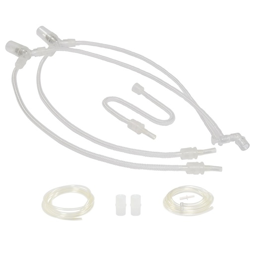 [SMI-CVRN-002] Circuito de ventilación universal neonatal 1.37mts, trampa de agua, Nariz artificial y adaptador en Y paquete con 5