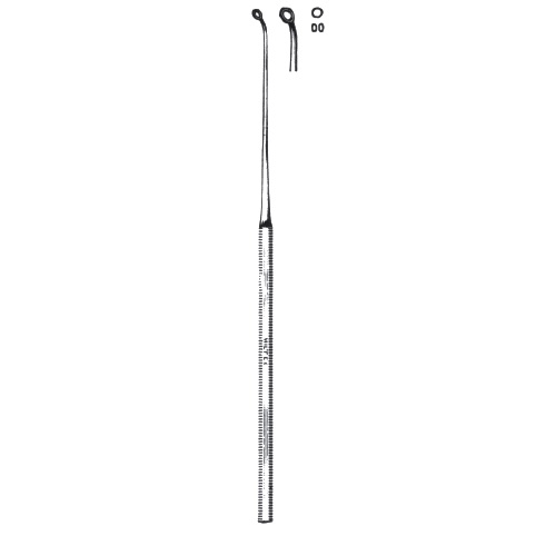 [KUA-19-0290] Cucharilla de Buck p/oido angulada roma #00 de 16.5 cm Angulada Roma