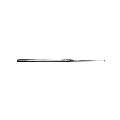 [HER-9-12-9] Cucharilla de cerumen recta roma # 0 Premium acero aleman