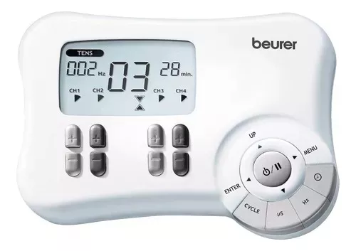 [BEU-EM80] Electroestimulador digital TENS/EMS de 4 canales