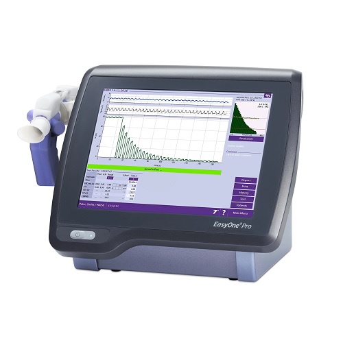 [NDD-22.035] Espirometro EasyOne Pro®  LAB para mediciones de DLCO, volúmenes pulmonares índice de Aclaramiento Pulmonar