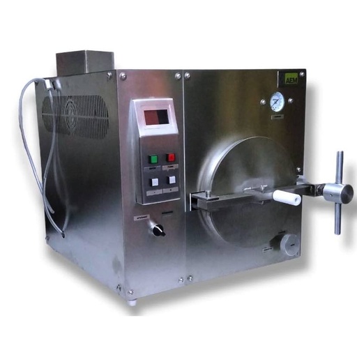 [AEM-H23L-DV] Autoclave horizontal digital de vapor 23 lts dimensiones de cámara 30x60 cm